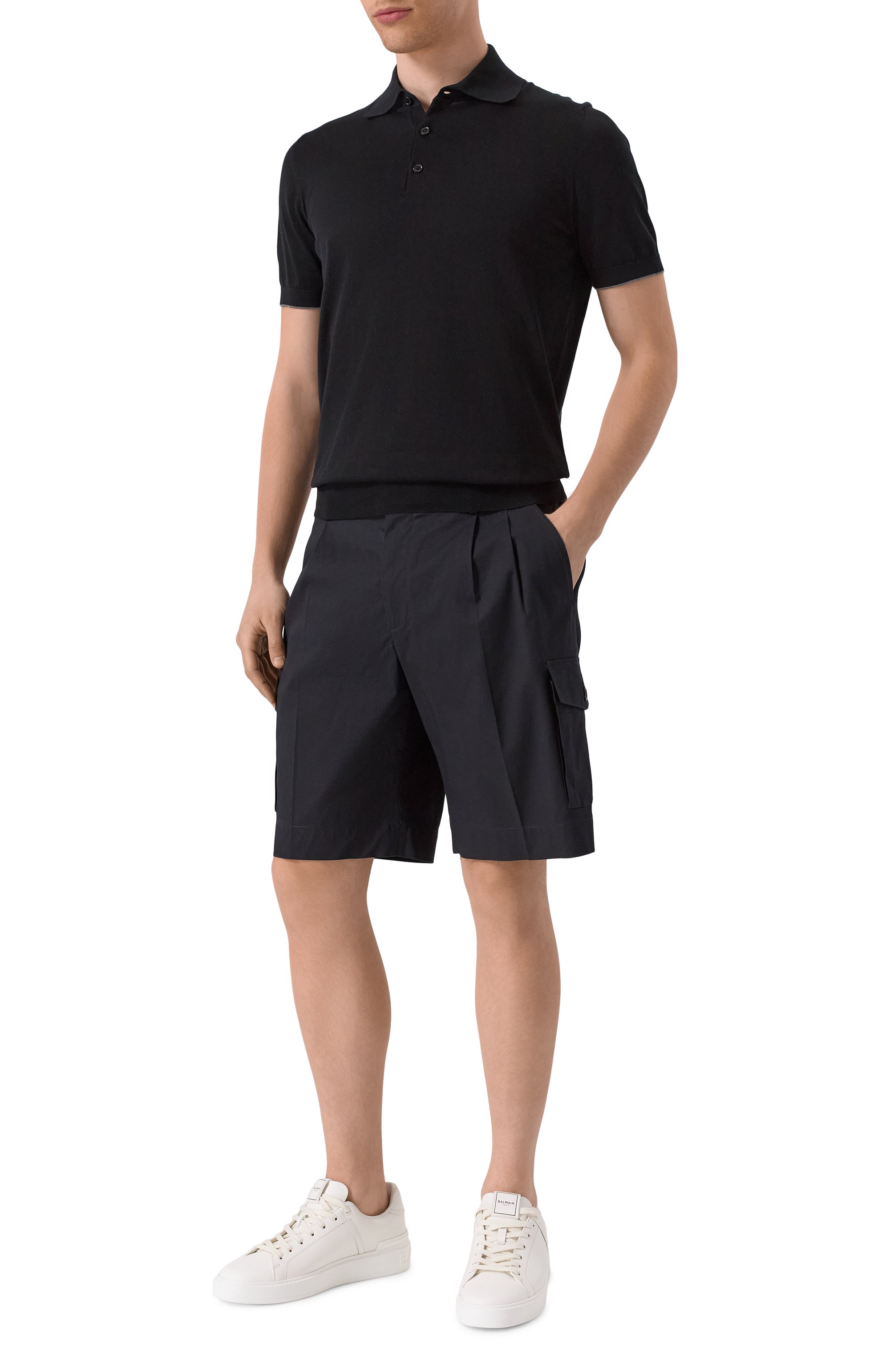 Хлопковые шорты DOLCE & GABBANA, арт. GP0Y2T/FUFNV, фото 2