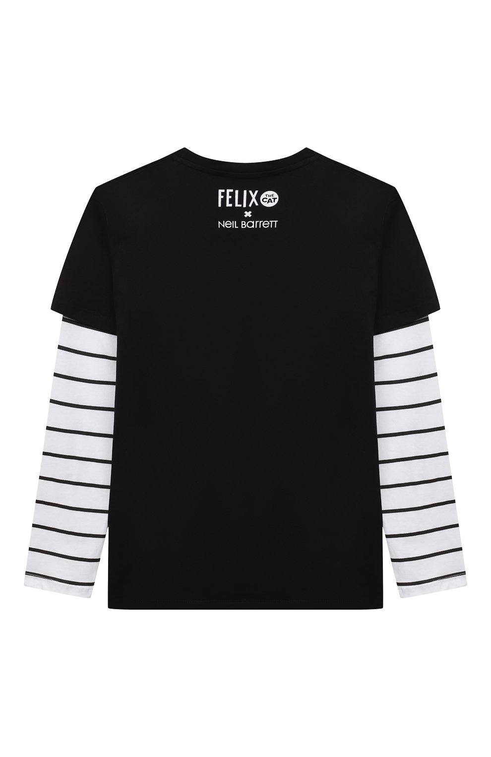 Хлопковый лонгслив NEIL BARRETT KIDS, арт. 031224, фото 2