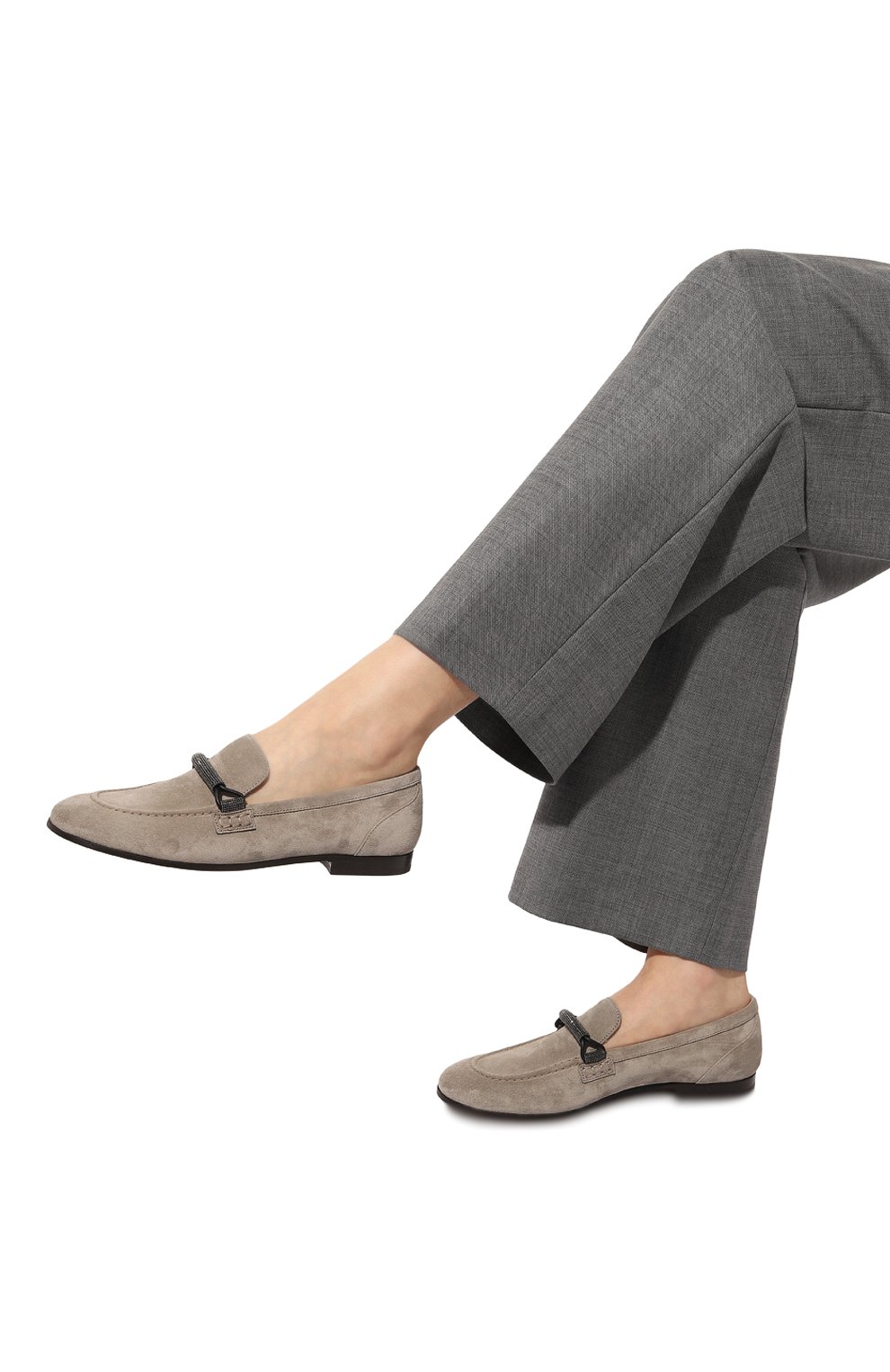 Замшевые лоферы BRUNELLO CUCINELLI, арт. MZSFCBP154, фото 3