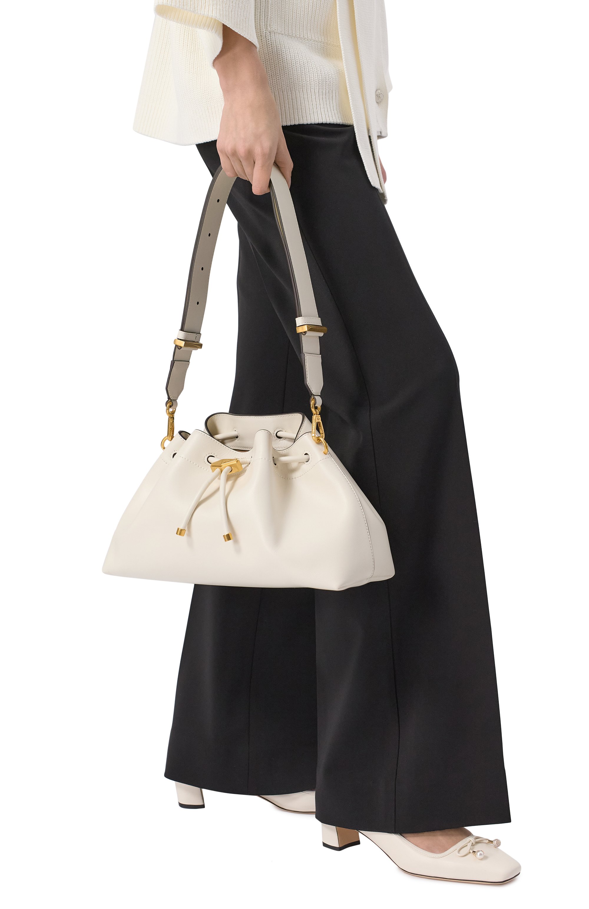 Сумка cinch medium JIMMY CHOO, арт. B0N B0N BCKT E/W/HUT, фото 2