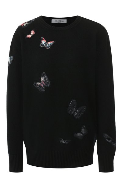 Женский пуловер из смеси шерсти и кашемира VALENTINO, арт. SB3KCA604V8