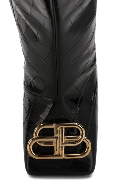 Кожаные ботильоны double square bb BALENCIAGA, арт. 591099/WA9D1, фото 5