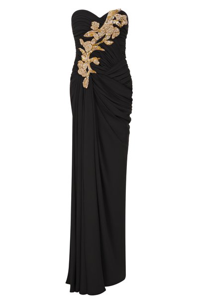 Женское платье с отделкой стразами ZUHAIR MURAD, арт. PDR26019/CRCA021