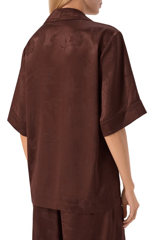 Шелковая рубашка MVST M26.2PW.B032/F126 Коричневый  M26.2PW.B032/F126 Фото 4