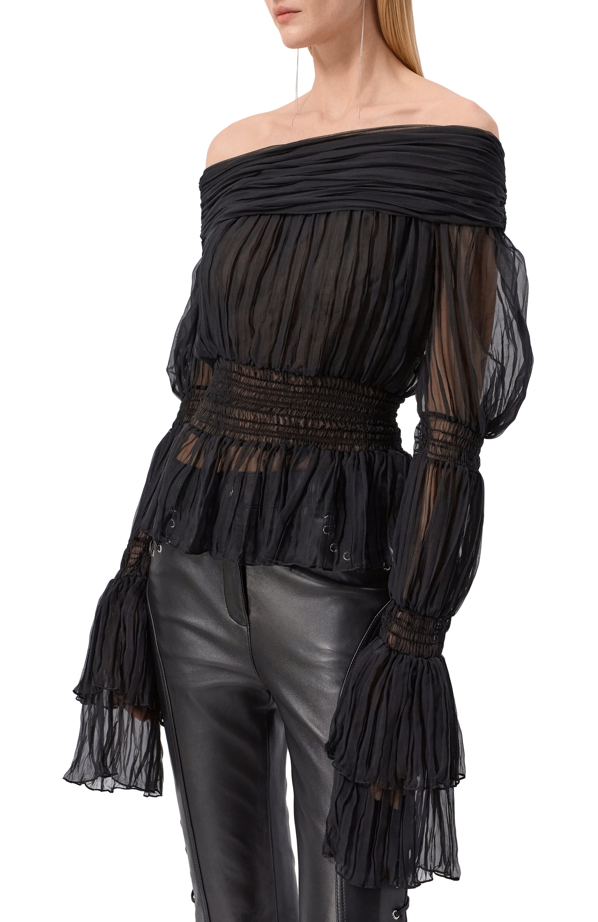 Шелковая блузка BLUMARINE, арт. 4C191A, фото 3