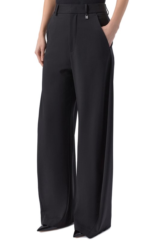 Шерстяные брюки Giuseppe di Morabito 06PSPA159A 16327B Чёрный  06PSPA159A 16327B Фото 3