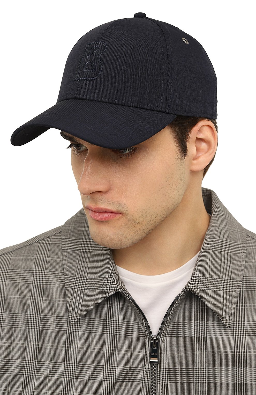 Хлопковая бейсболка BOGNER синего цвета по цене 14600 руб., арт. 98318925, фото 2 Хлопковая бейсболка BOGNER, арт. 98318925, фото 2