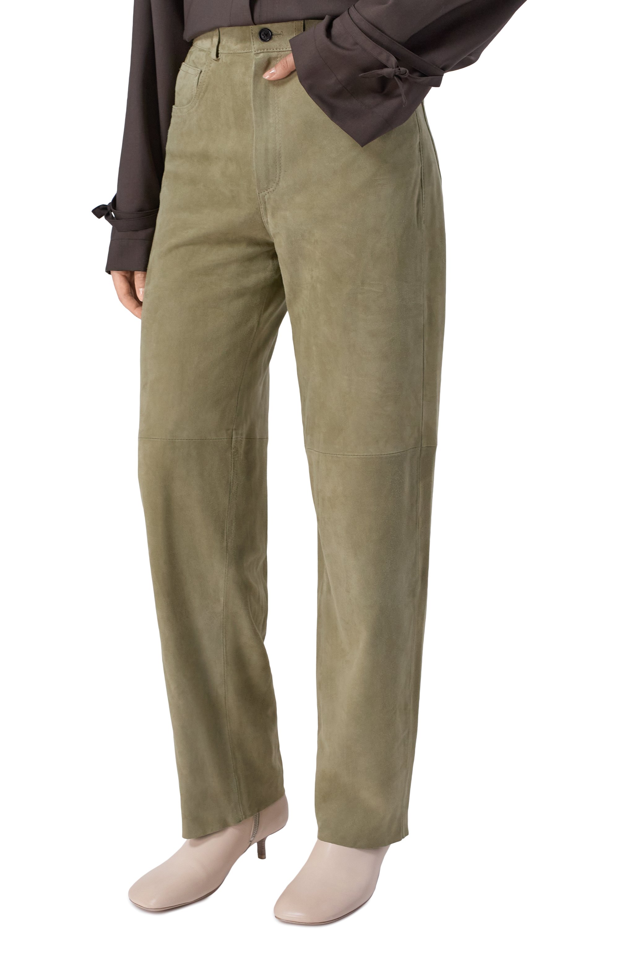 Замшевые брюки ERIKA CAVALLINI, арт. P6SW03, фото 3