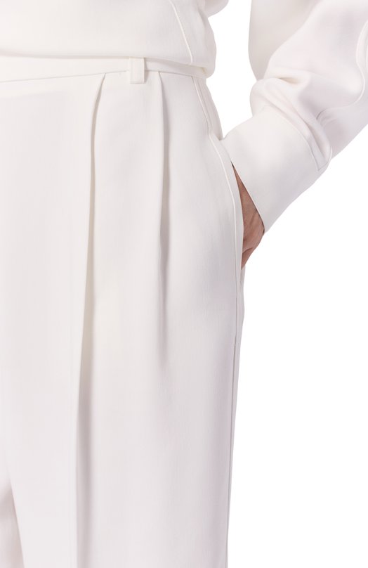 Брюки из вискозы и лиоцелла Iro WP23HELIS Белый  WP23HELIS Фото 5