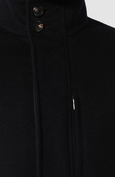 Кашемировое пальто с воротником из нутрии ZEGNA, арт. UTT49/350KN, фото 5