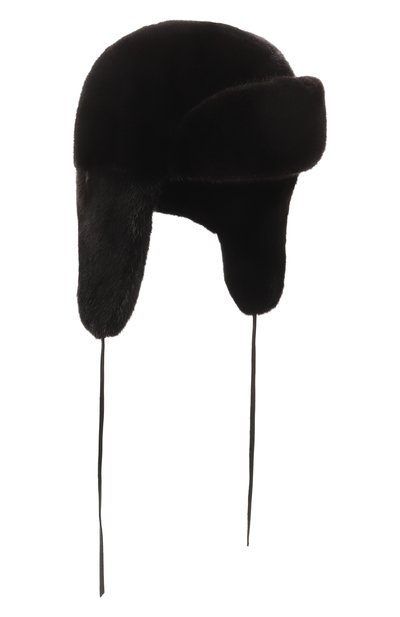 Норковая шапка-ушанка реми FURLAND, арт. 0182400110154300000, фото 1