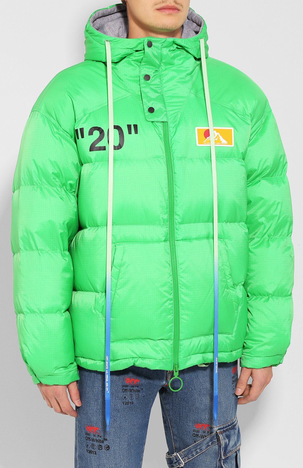 Пуховик OFF-WHITE, арт. 0MED019F19E150284010, фото 3