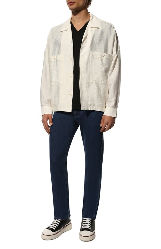 Хлопковая футболка Dolce & Gabbana G8KG0T/FU7EQ Чёрный  G8KG0T/FU7EQ Фото 2