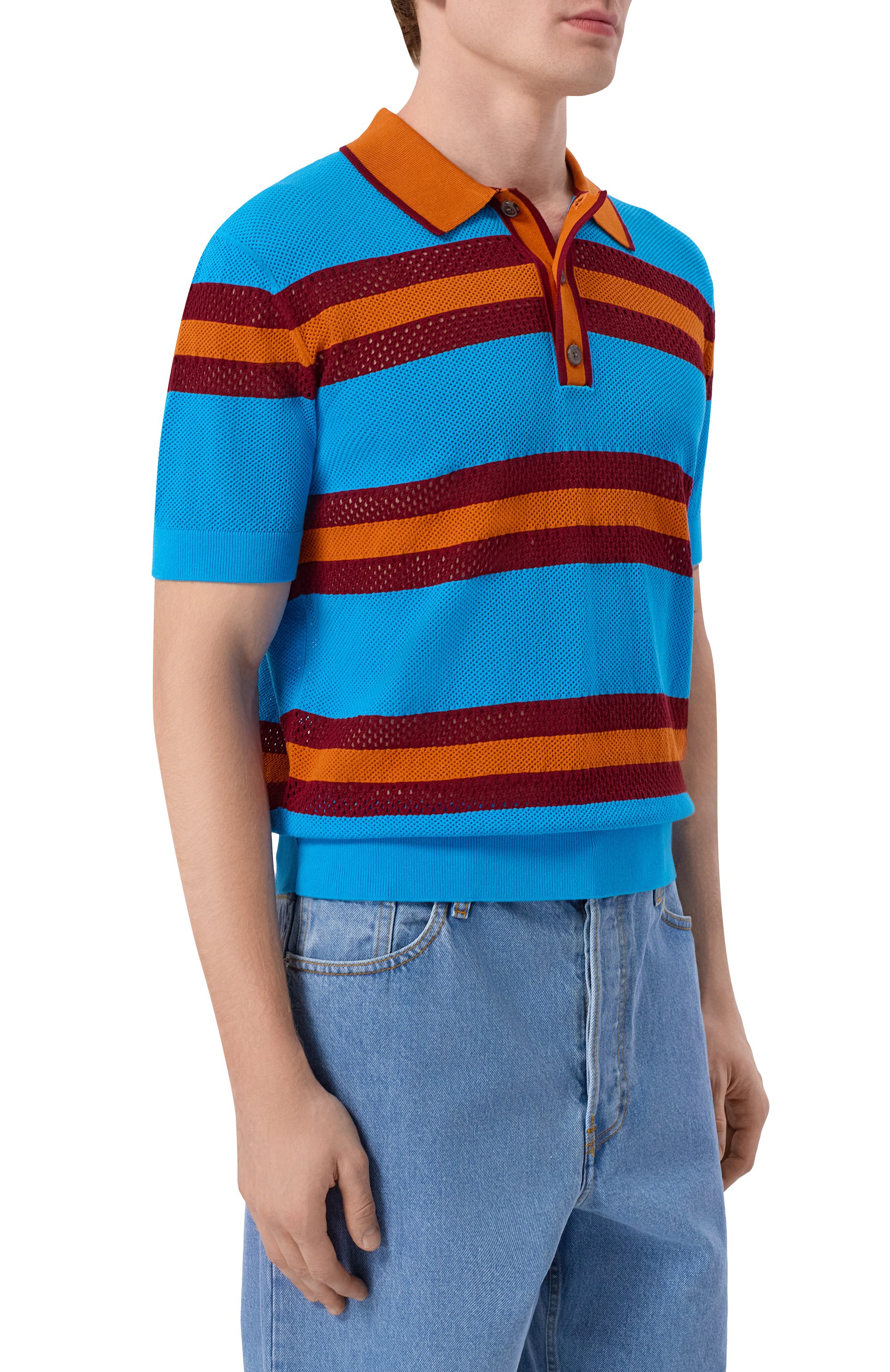 Поло из вискозы DRIES VAN NOTEN, арт. 021218/3701, фото 3