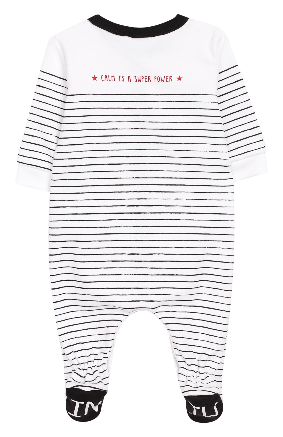 Комплект из хлопкового комбинезона и шапки с нагрудником GIVENCHY, арт. H98049, фото 4