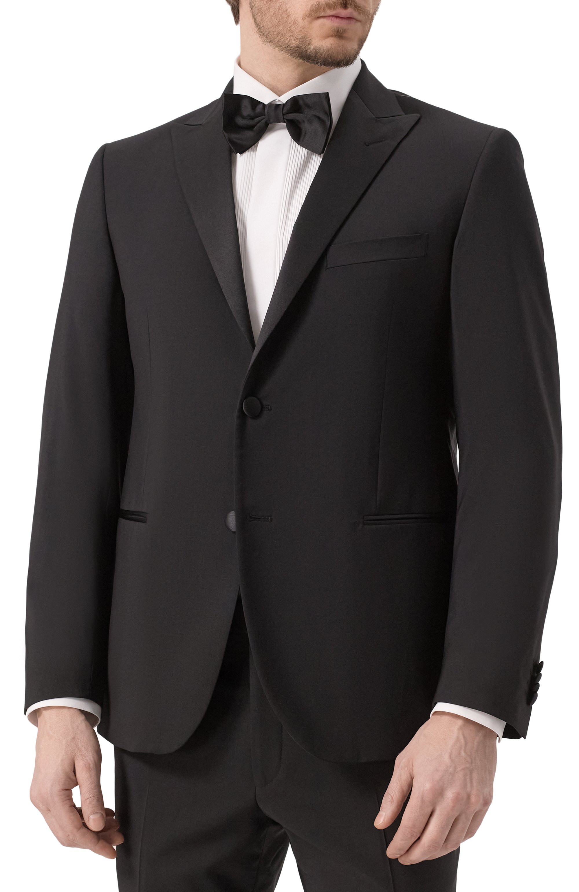 Шерстяной смокинг CORNELIANI, арт. 256T02-2594135_SET, фото 2