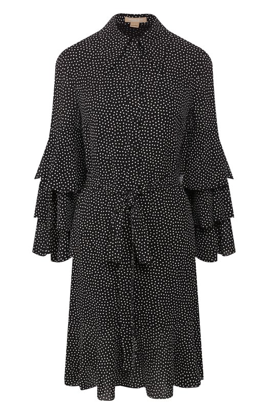 

Шелковое платье Michael Kors Collection, Чёрно-белый