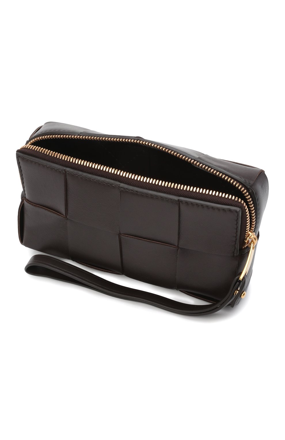 Кожаный чехол для iphone BOTTEGA VENETA темно-коричневого цвета по цене 93900 руб., арт. 680219/VCQC4, фото 4 Кожаный чехол для iphone BOTTEGA VENETA, арт. 680219/VCQC4, фото 4