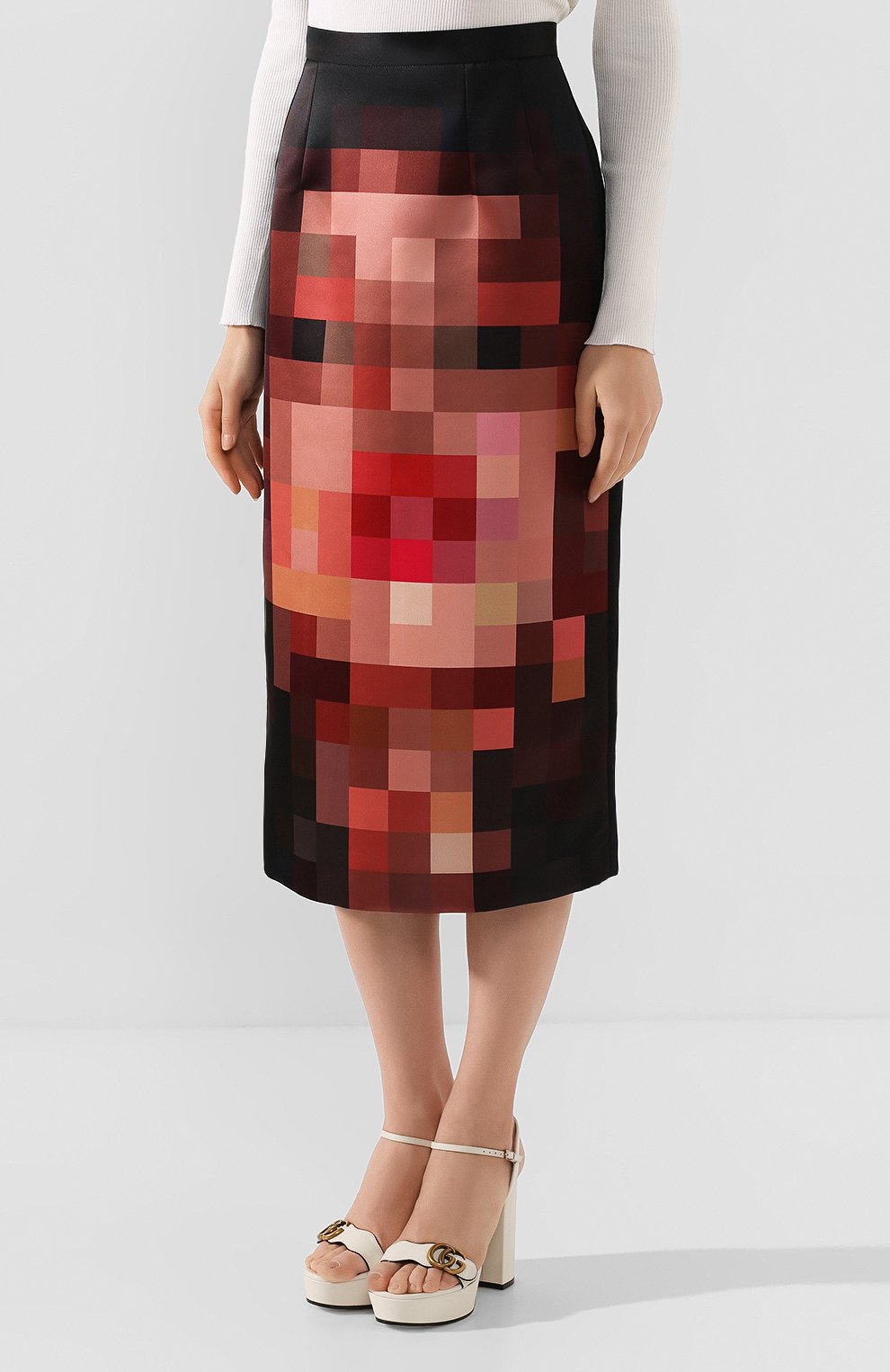 Юбка MARNI разноцветного цвета по цене 85550 руб., арт. G0MA0176A0/TP700, фото 3 Юбка MARNI, арт. G0MA0176A0/TP700, фото 3