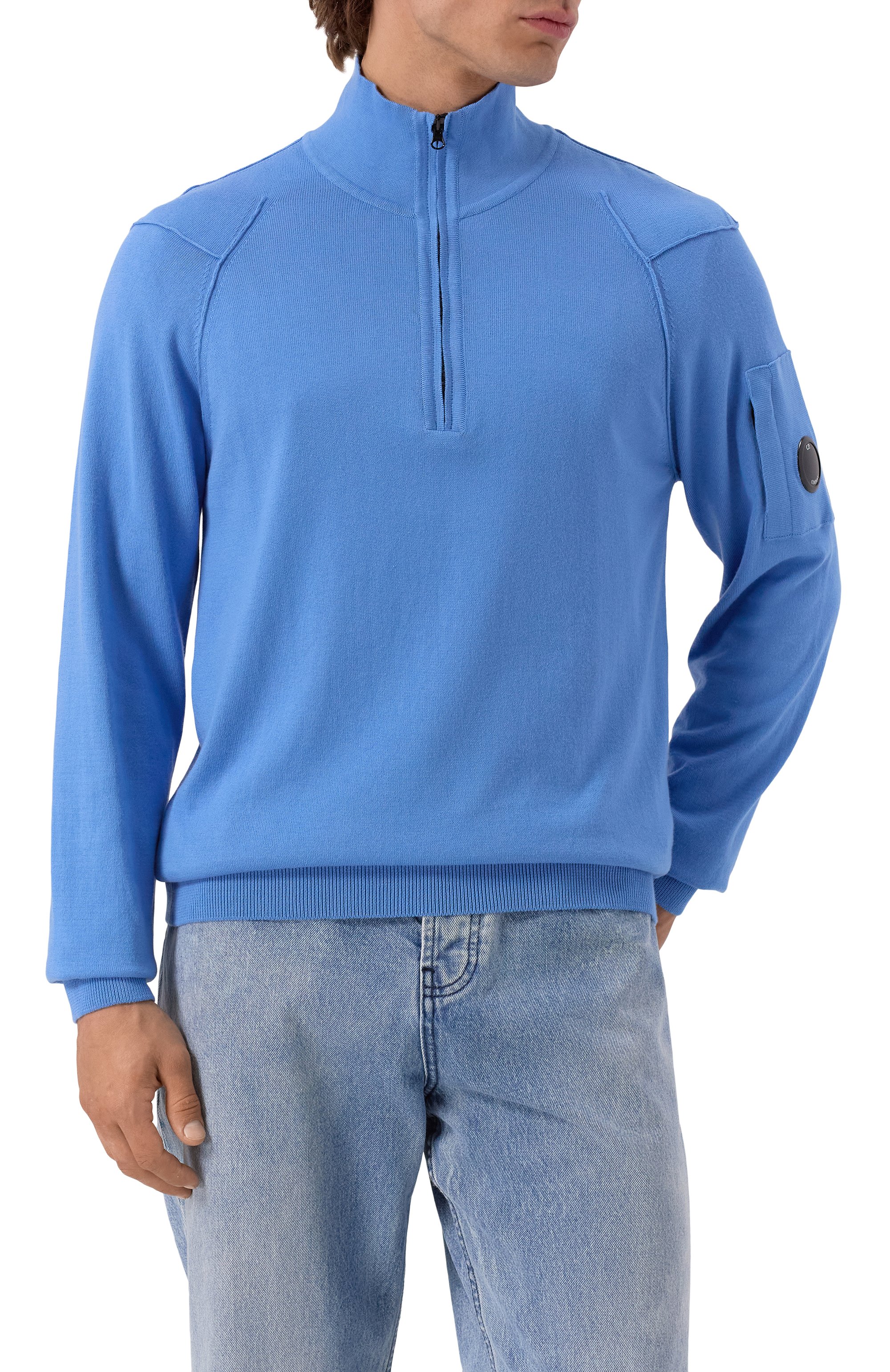 Хлопковый джемпер C.P. COMPANY, арт. 18CMKN083A004037A, фото 3