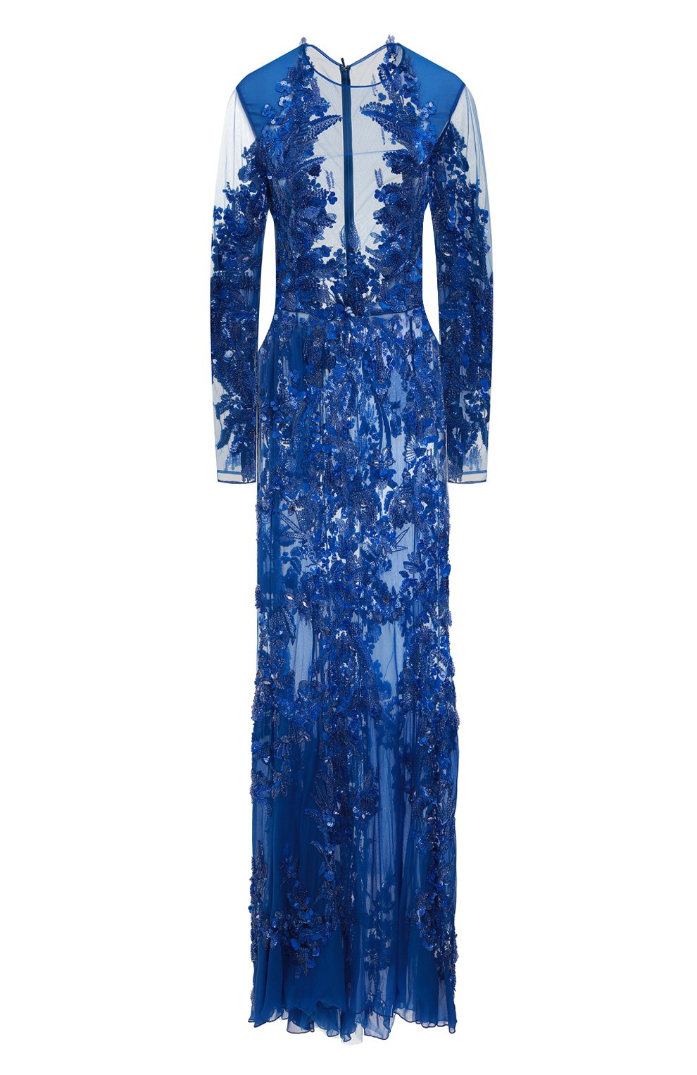 Платье с отделкой пайетками и бисером ZUHAIR MURAD, арт. RDPF17-021-DL, фото 1