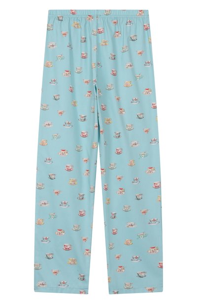 Хлопковая пижама STORY LORIS голубого цвета по цене 17400 руб., арт. 35101/8-16, фото 5 Хлопковая пижама STORY LORIS, арт. 35101/8-16, фото 5