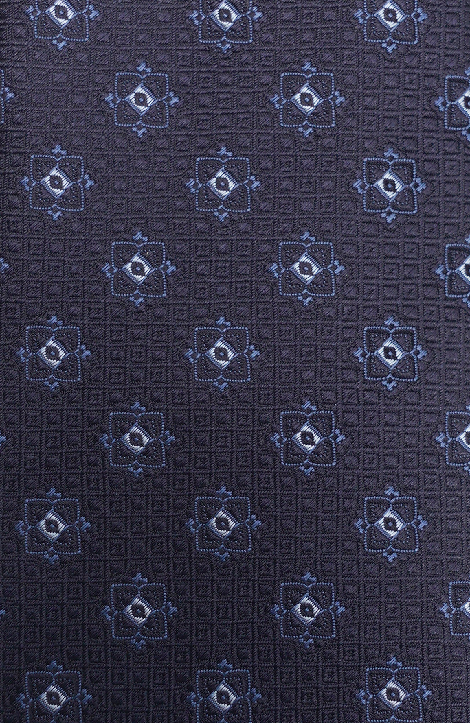 Шелковый галстук CANALI темно-синего цвета по цене 21450 руб., арт. 18/HJ04720, фото 4 Шелковый галстук CANALI, арт. 18/HJ04720, фото 4