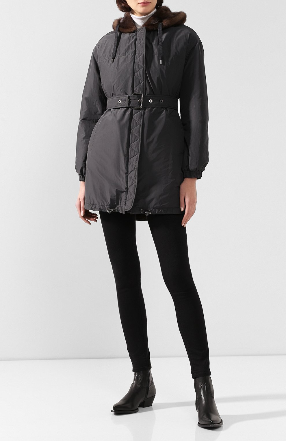 Куртка с меховой подкладкой BRUNELLO CUCINELLI, арт. M0PVI9447, фото 2