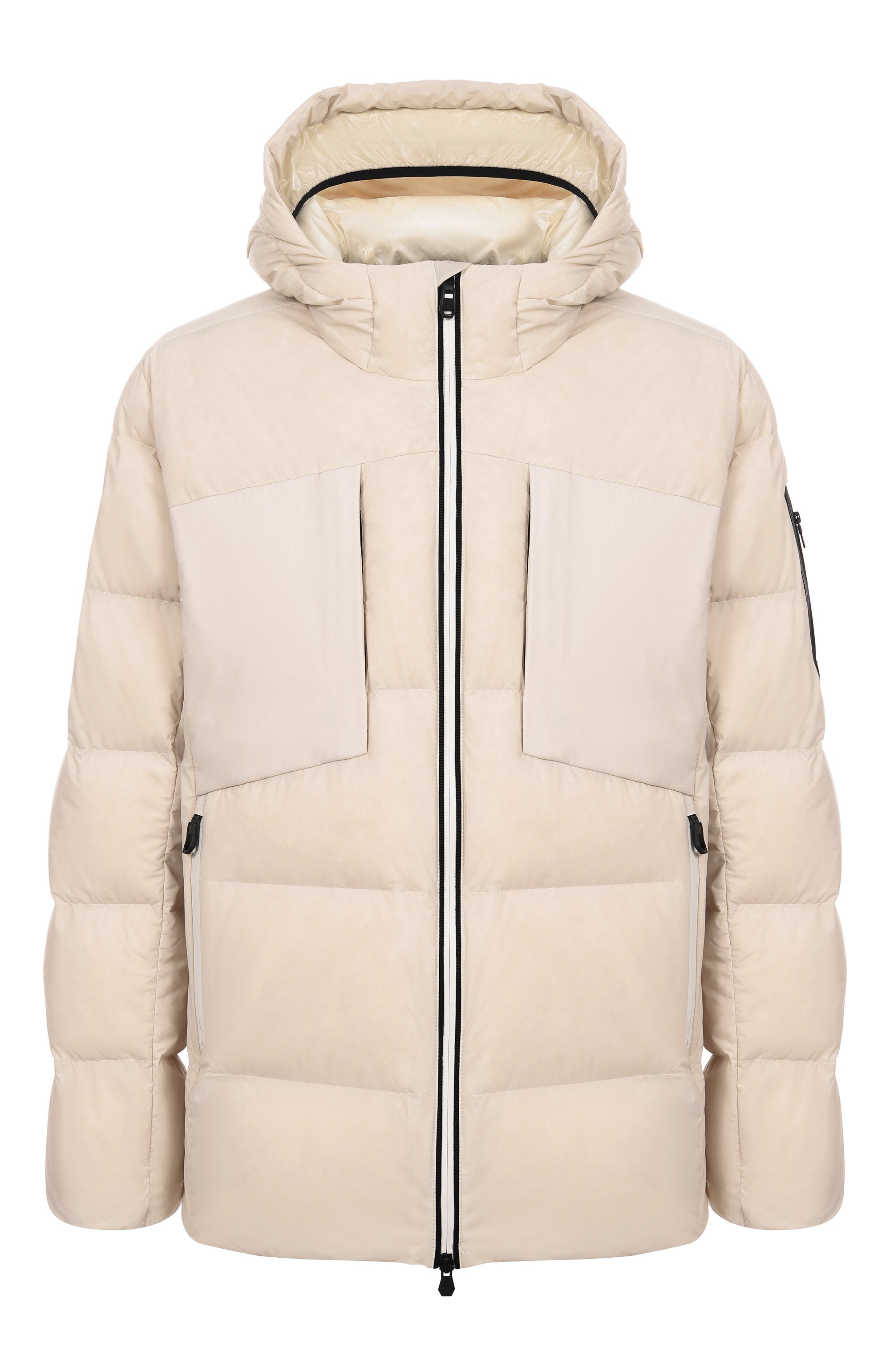 Пуховик BOSS GREEN кремового цвета по цене 69950 руб., арт. 50543963, фото 1 Пуховик BOSS GREEN, арт. 50543963, фото 1