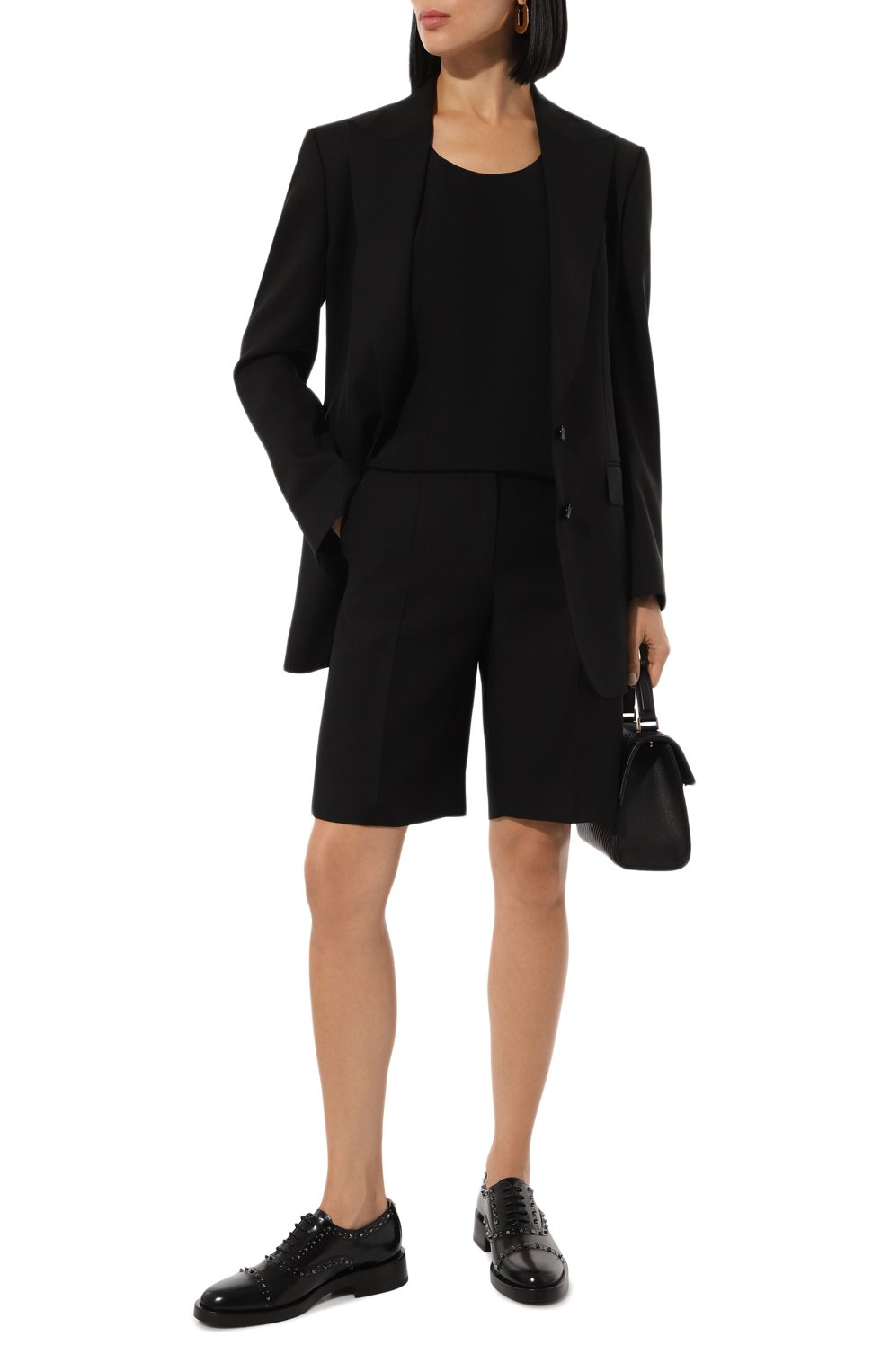 Кожаные оксфорды gentleglam VALENTINO черного цвета по цене 128000 руб., арт. 5W2S0JS3/NVD, фото 2 Кожаные оксфорды gentleglam VALENTINO, арт. 5W2S0JS3/NVD, фото 2