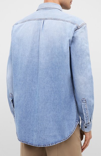 Джинсовая рубашка PALM ANGELS, арт. PMYD008E20DEN0014010, фото 4