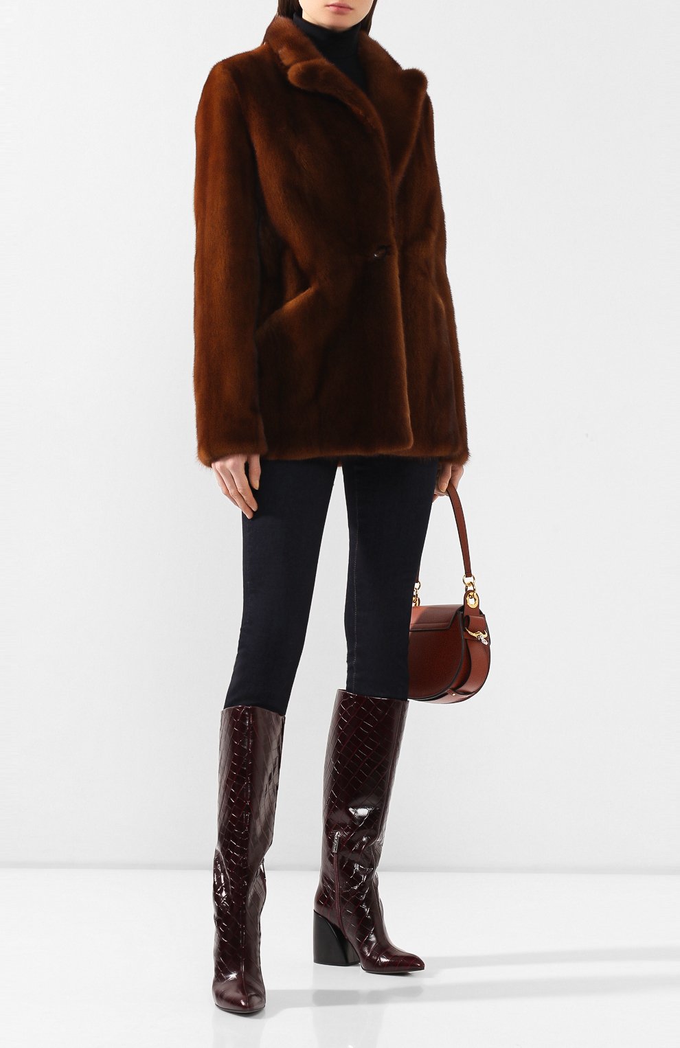 Шуба из меха норки COLOR TEMPERATURE, арт. 359, фото 2