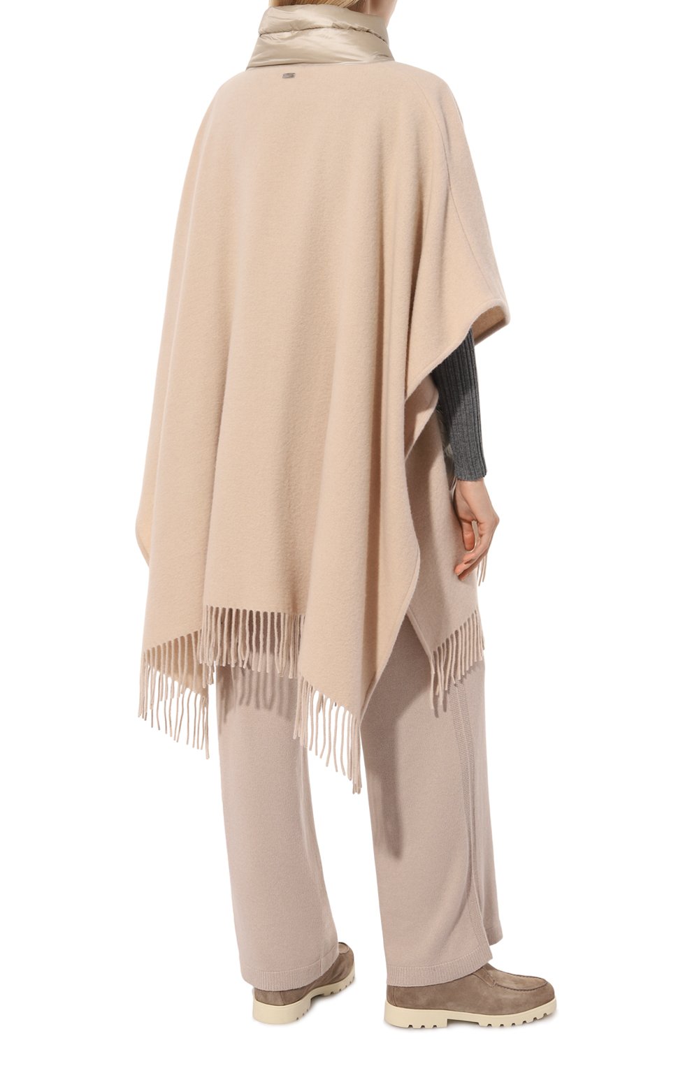 Шерстяное пончо HERNO, арт. GC00066DR/33395, фото 4