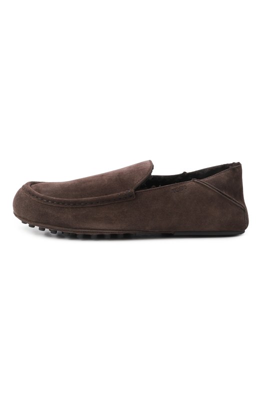 Замшевые мокасины Slipper Tod’s XXM58L0IX61RE0 Коричневый  XXM58L0IX61RE0 Фото 4