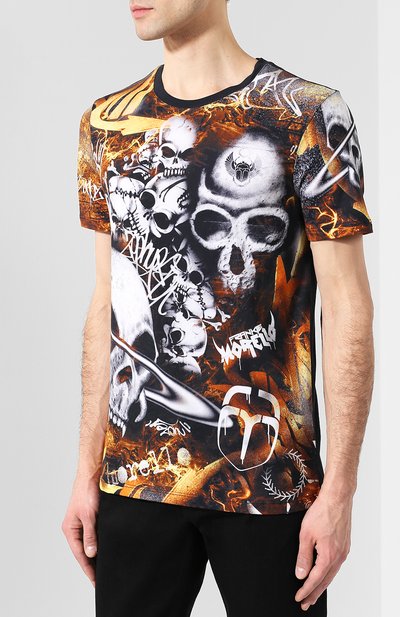 Хлопковая футболка  FRANKIE MORELLO, арт. FMMS9019TS, фото 3