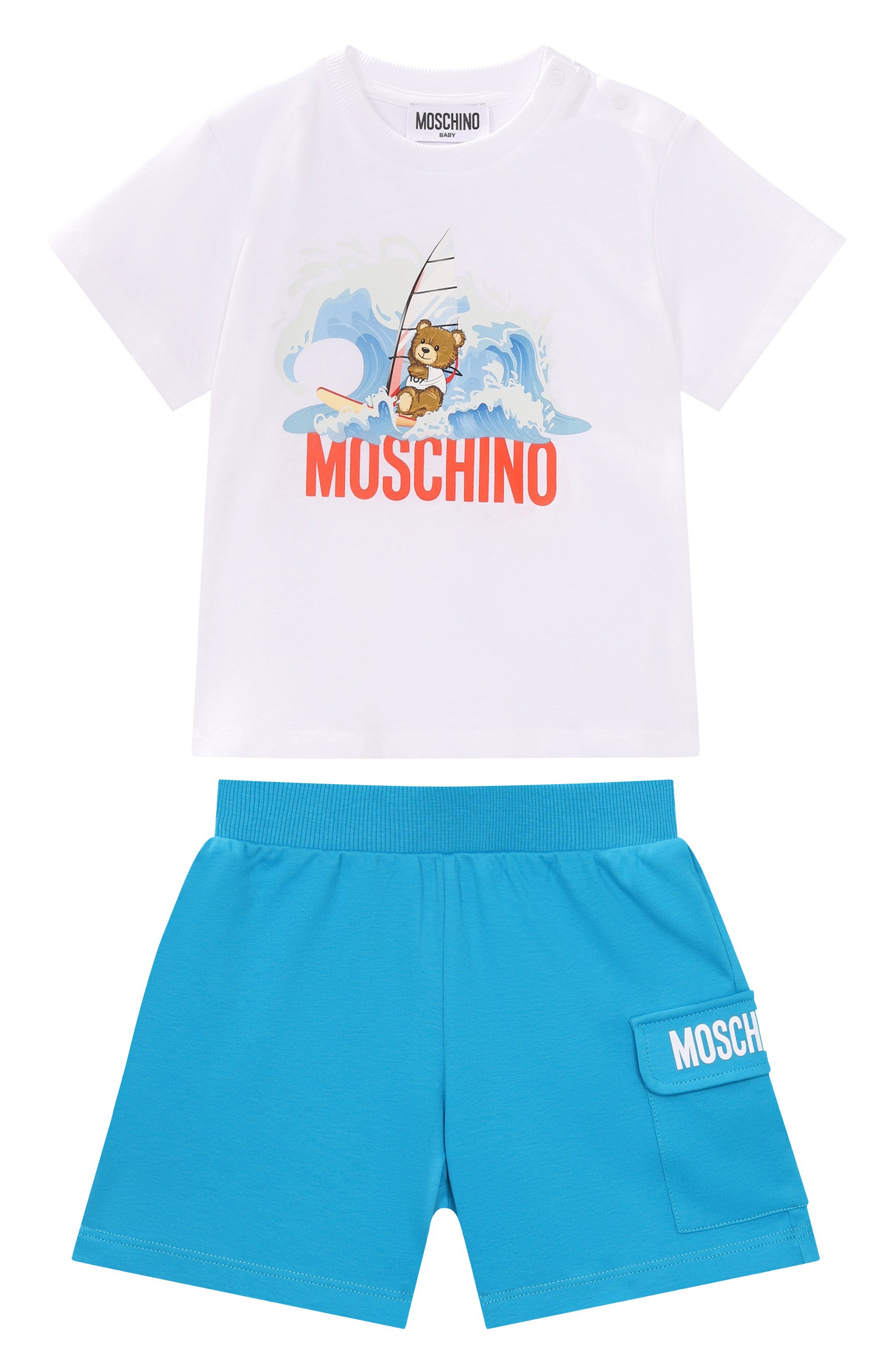 Комплект из футболки и шорт MOSCHINO, арт. MUG01M/LAA42, фото 1