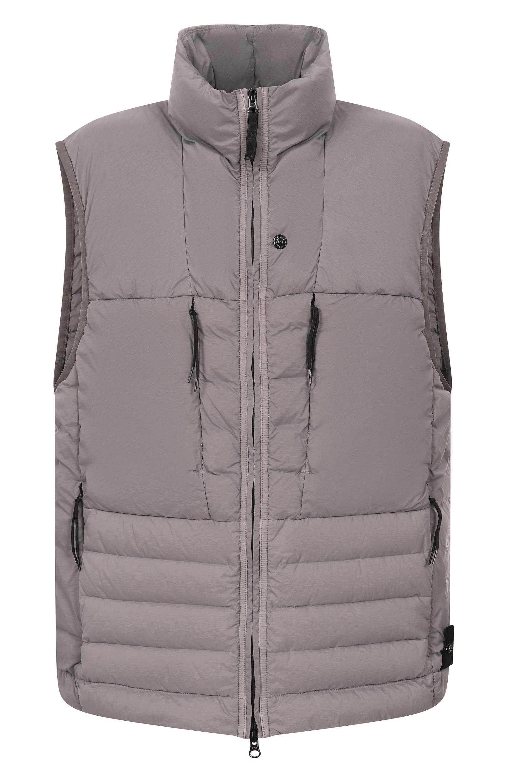 Утепленный жилет STONE ISLAND серого цвета по цене 88300 руб., арт. K2S15G100004/S0183, фото 1 Утепленный жилет STONE ISLAND, арт. K2S15G100004/S0183, фото 1