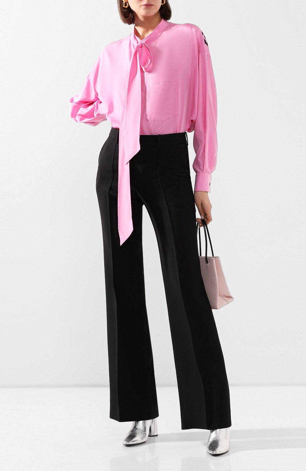 Кожаные ботильоны oval BALENCIAGA, арт. 591015/WA970, фото 2