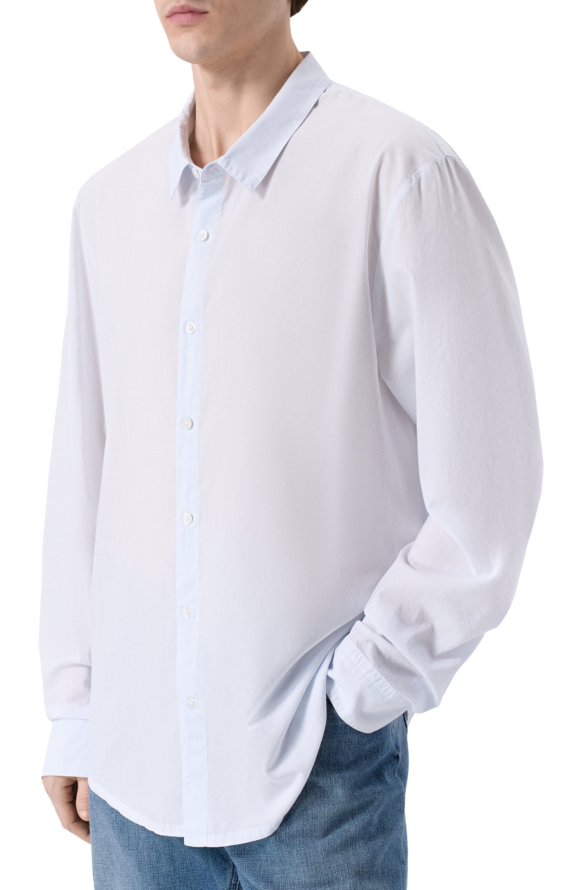 Хлопковая рубашка JAMES PERSE, арт. MLC3408, фото 3