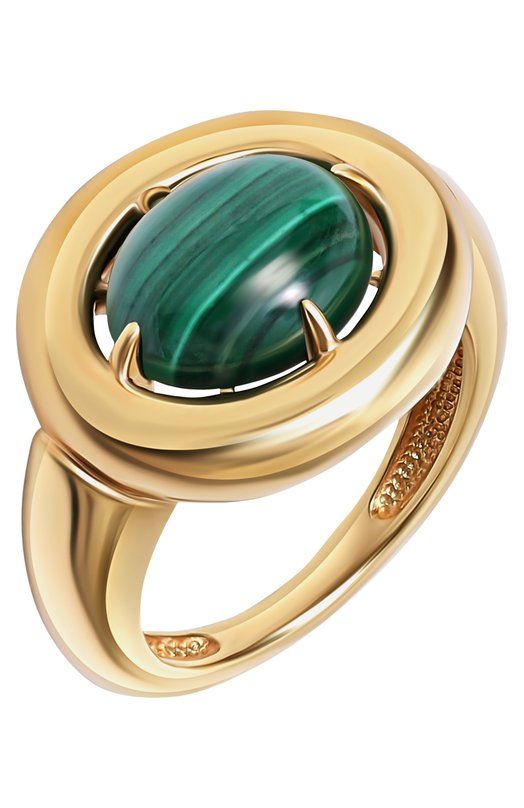 Кольцо AI с малахитом Moonka AI-925YG-RG00-MLH Зелёный  AI-925YG-RG00-MLH Фото 3