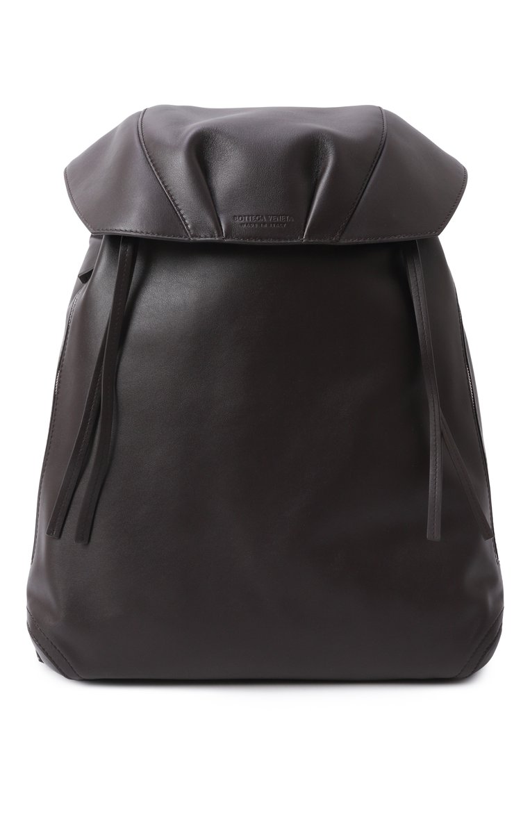 Мужской рюкзак ryder BOTTEGA VENETA темно-коричневого цвета, арт. 807748 V4O93 | Фото 1 (Размер: large; Материал: Натуральная кожа; Сумки-технические: Рюкзаки - большие; Стили: Кэжуэл)