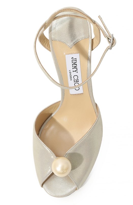 фото Кожаные босоножки sacora 85 jimmy choo