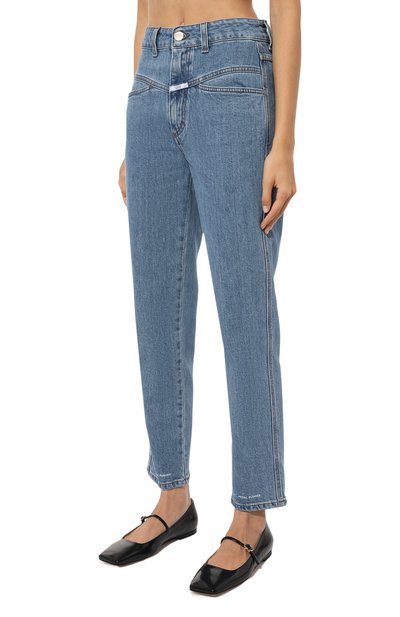 Джинсы CLOSED голубого цвета по цене 24600 руб., арт. C88002-05E-6A, фото 3 Джинсы CLOSED, арт. C88002-05E-6A, фото 3