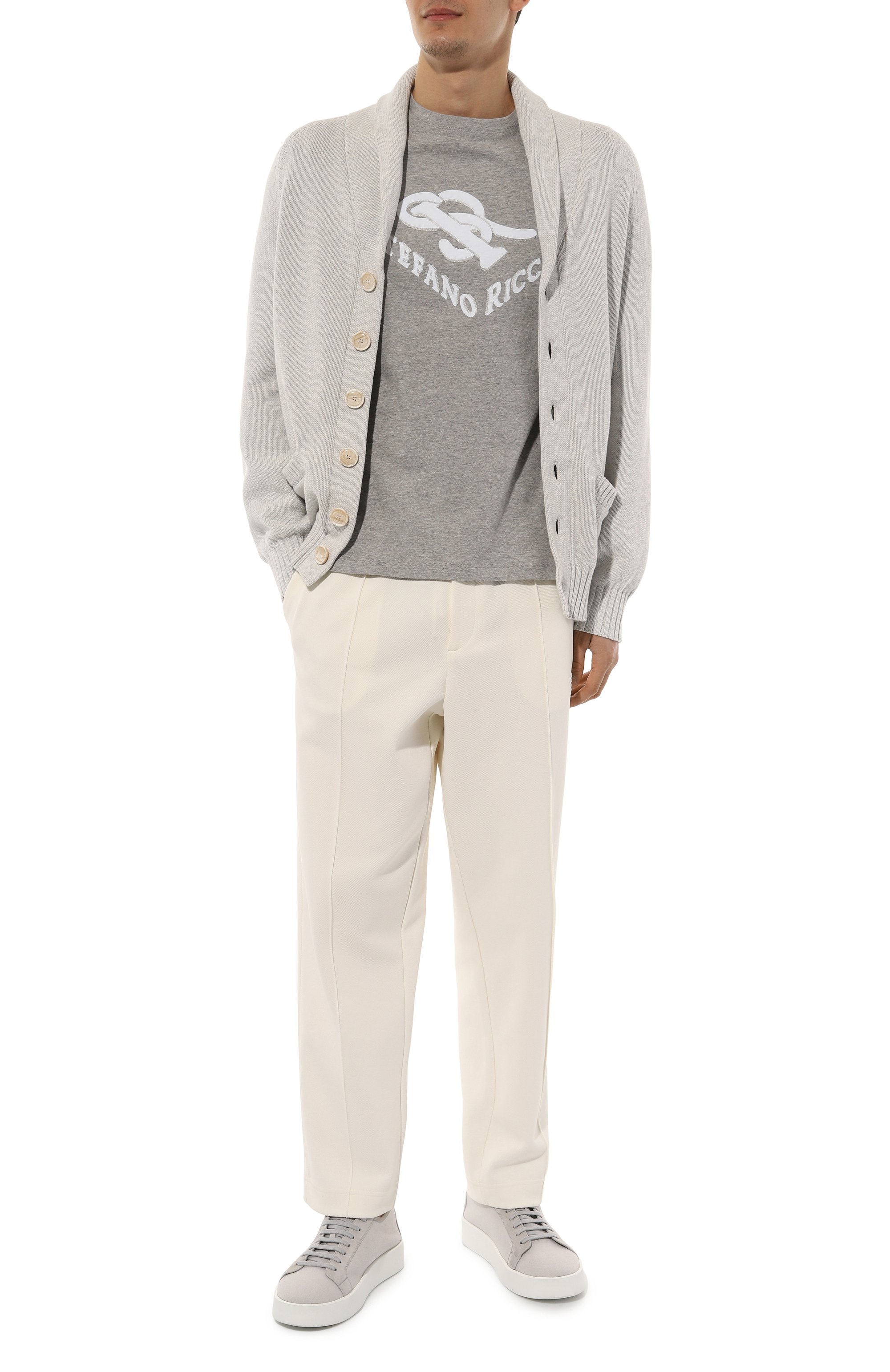 Хлопковая футболка STEFANO RICCI, арт. MNH4203270/803C0, фото 2