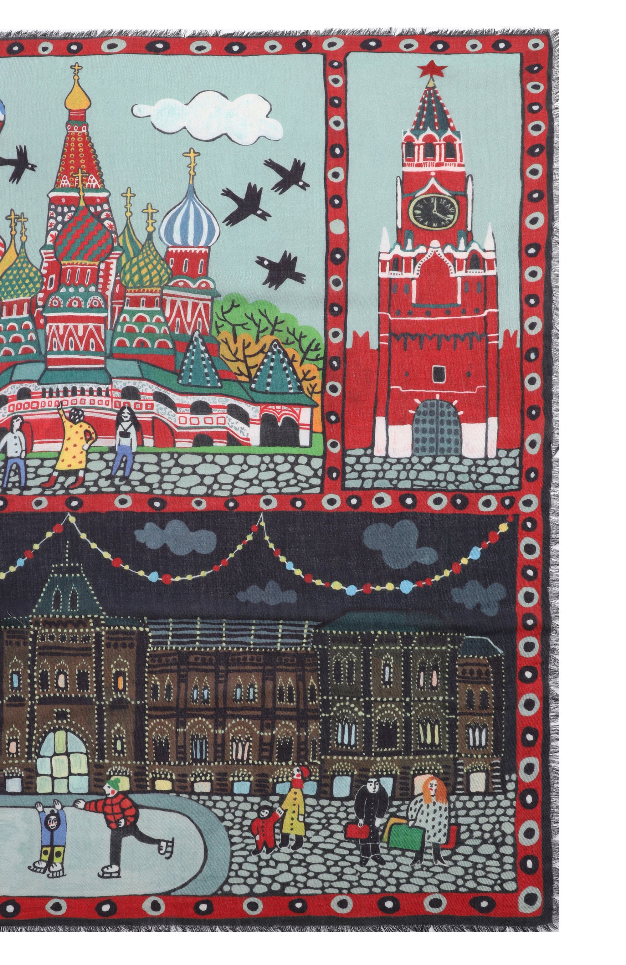 Палантин красная площадь GOURJI, арт. 91238622/3151106, фото 4