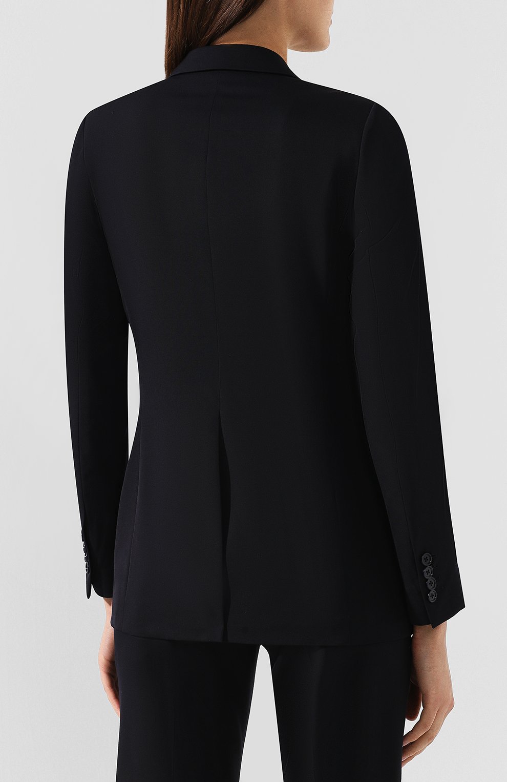 Шерстяной жакет DRIES VAN NOTEN темно-синего цвета по цене 74950 руб., арт. 191-10427-7228, фото 4 Шерстяной жакет DRIES VAN NOTEN, арт. 191-10427-7228, фото 4