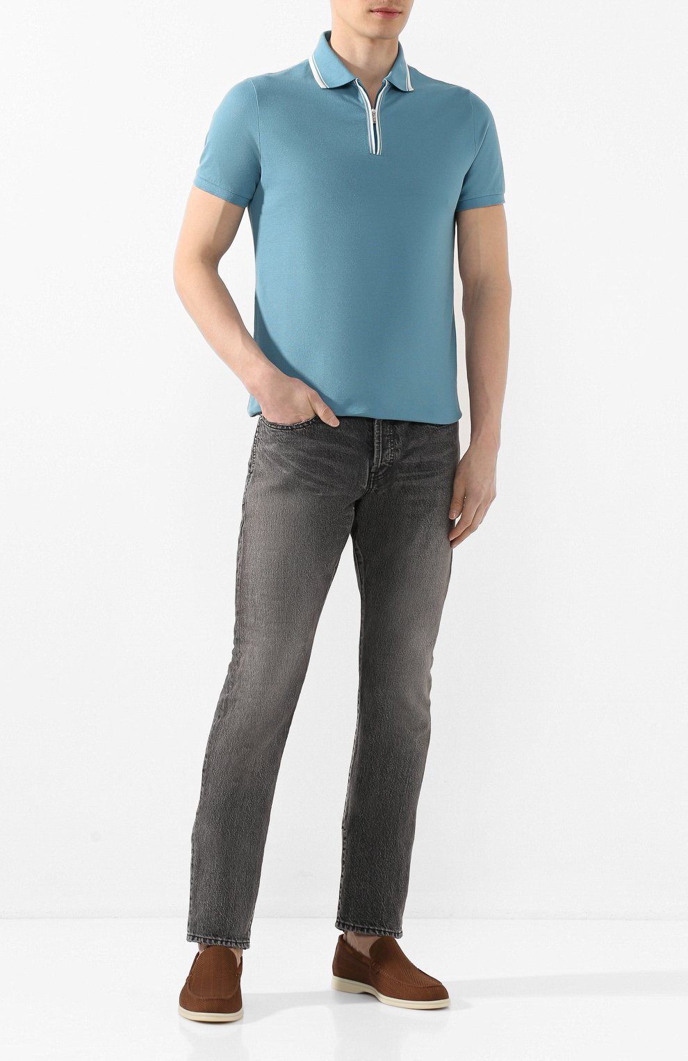 Текстильные лоферы summer walk LORO PIANA, арт. FAL0818, фото 2