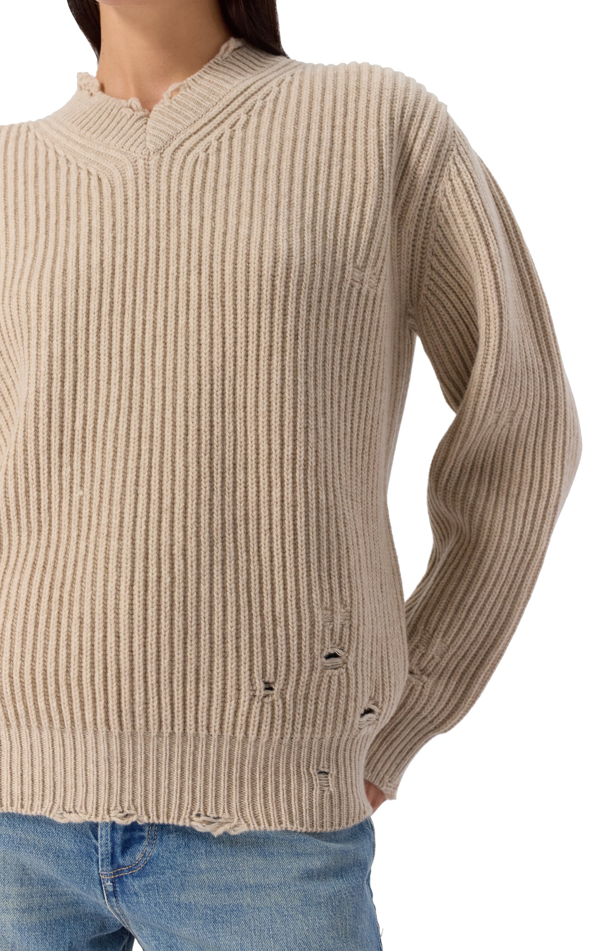 Шерстяной свитер MM6, арт. S52HN0011/M13138, фото 6