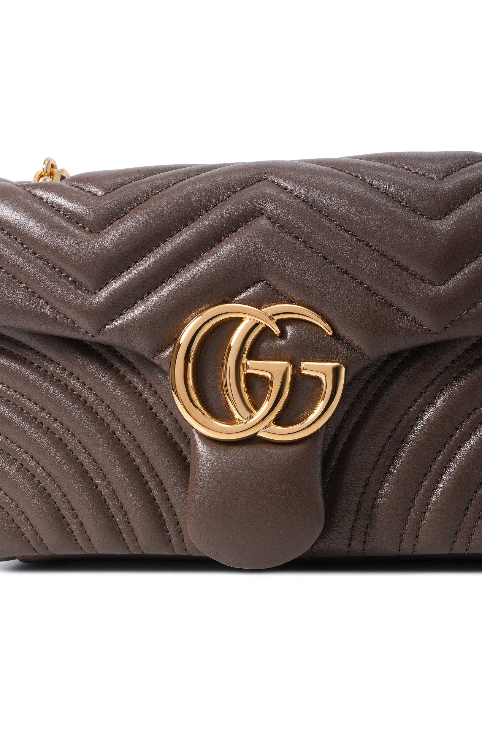 Сумка gg marmont medium GUCCI коричневого цвета по цене 395000 руб., арт. 837267/AAGUE, фото 6 Сумка gg marmont medium GUCCI, арт. 837267/AAGUE, фото 6