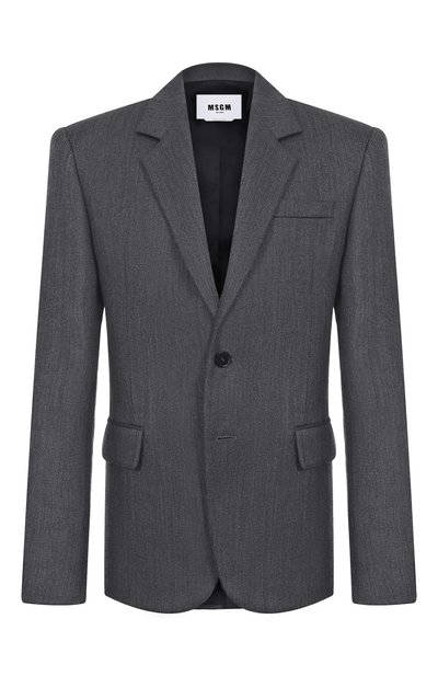 Мужской шерстяной пиджак MSGM, арт. 3940MG09/257506